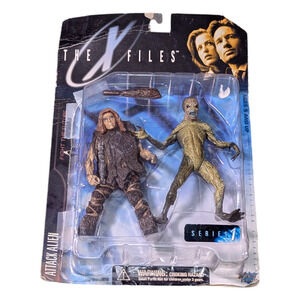 The X-Files Series 1 Action Figures - Attack Alien 1998 VTG Collector McFarlane